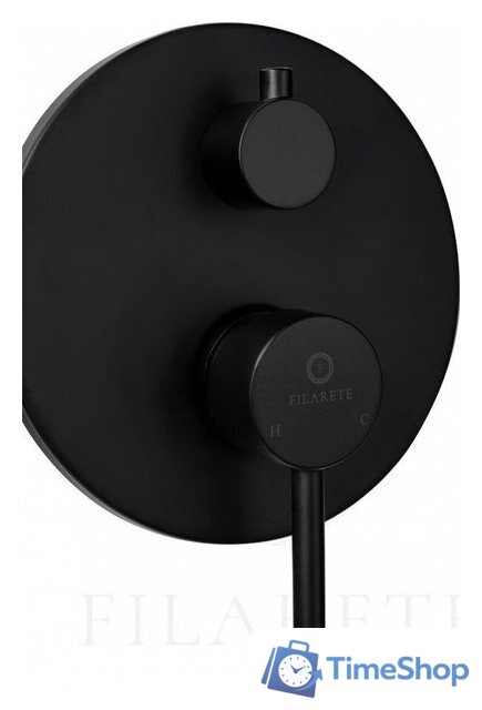 Душевая система  Filarete Roun FL1026 (черный матовый) - Изображение №17 — Интернет-магазин Time-Shop