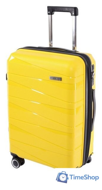 Чемодан-спиннер Pride РР-201 (M, желтый) - Изображение №2 — Интернет-магазин Time-Shop