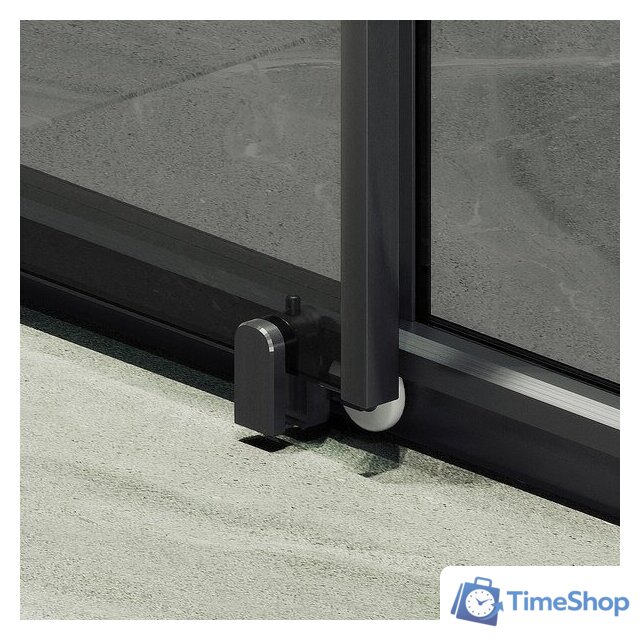 Душевая дверь MaybahGlass 195x120 MGD-1284-6 (графит/черный) - Изображение №6 — Интернет-магазин Time-Shop