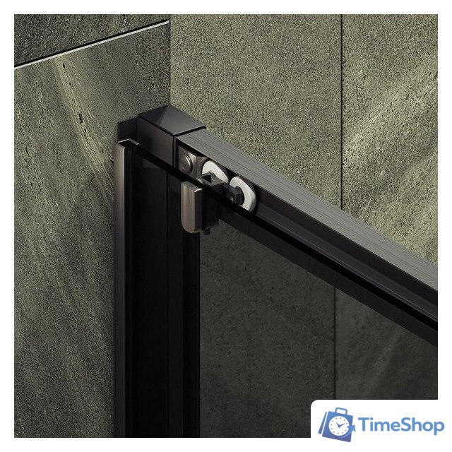 Душевая дверь MaybahGlass 195x120 MGD-1284-6 (графит/черный) - Изображение №7 — Интернет-магазин Time-Shop