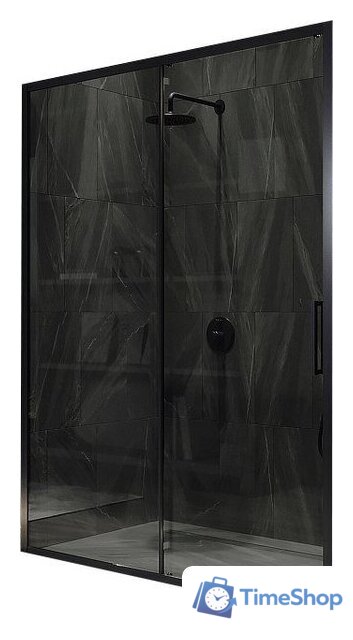 Душевая дверь MaybahGlass 195x120 MGD-1284-6 (графит/черный) - Изображение №1 — Интернет-магазин Time-Shop