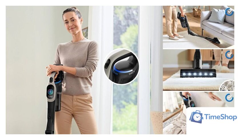 Пылесос Bosch Unlimited 10 BBS1041GQC - Изображение №16 — Интернет-магазин Time-Shop