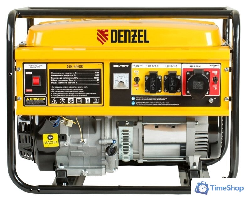 Бензиновый генератор Denzel GE 6900 - Изображение №1 — Интернет-магазин Time-Shop