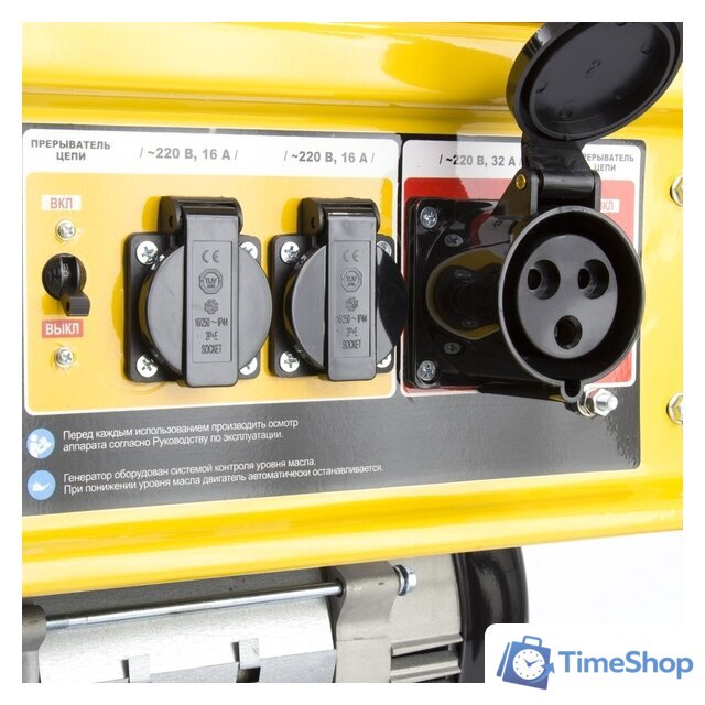 Бензиновый генератор Denzel GE 6900 - Изображение №3 — Интернет-магазин Time-Shop