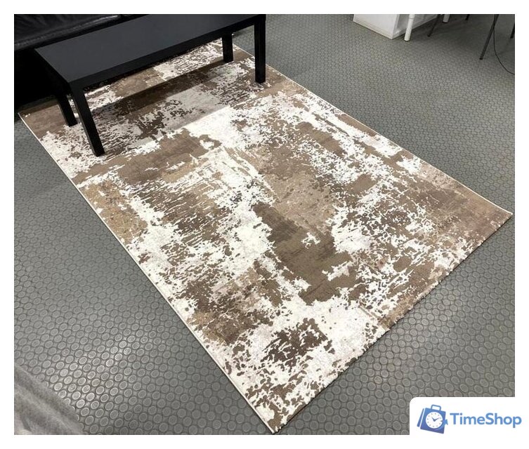 Ковер для жилой комнаты Radjab Carpet Астра прямоугольник 1647A 11266RK 1.6x2.3 (brown/beige) - Изображение №4 — Интернет-магазин Time-Shop