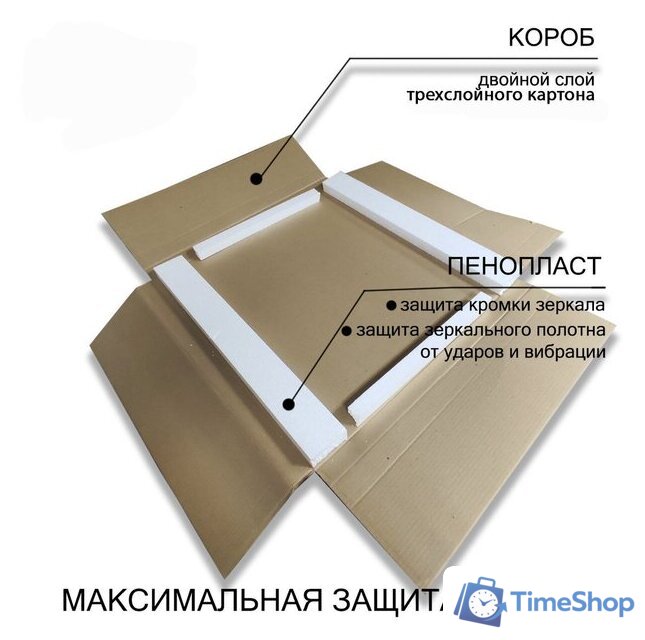  Пекам Зеркало Marta 1 100x80 marta1-100x80s (с подсветкой и сенсором на прикосновение) - Изображение №18 — Интернет-магазин Time-Shop