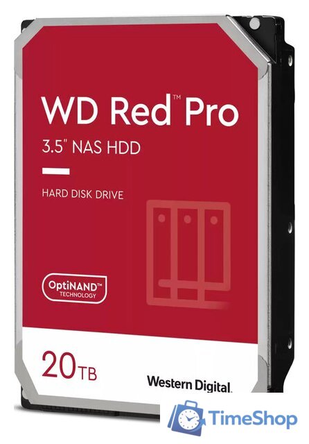 Жесткий диск WD Red Pro 20TB WD201KFGX - Изображение №1 — Интернет-магазин Time-Shop