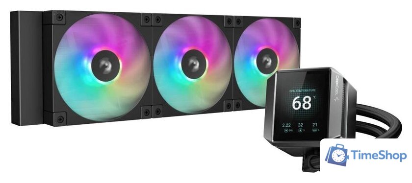 Система жидкостного охлаждения для процессора DeepCool Mystique 360 ARGB R-LX750-BKADSNC-G-1 - Изображение №1 — Интернет-магазин Time-Shop