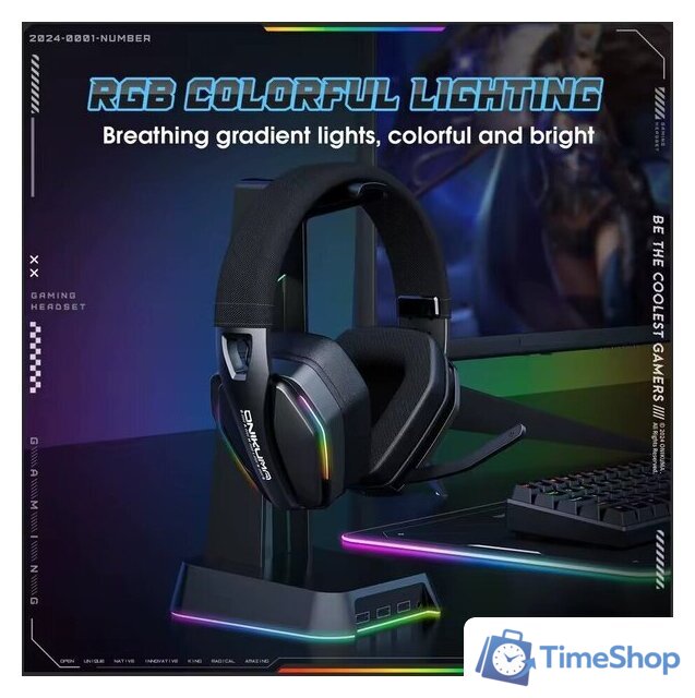 Наушники Onikuma GT826 (черный) - Изображение №4 — Интернет-магазин Time-Shop