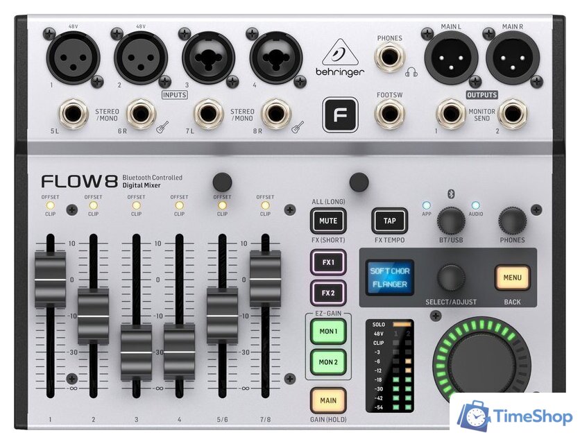 Микшерный пульт Behringer Flow 8 - Изображение №1 — Интернет-магазин Time-Shop