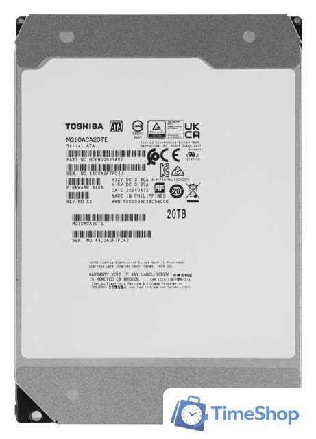 Жесткий диск Toshiba 20TB MD10ACA20TC - Изображение №1 — Интернет-магазин Time-Shop