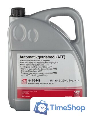 Трансмиссионное масло Febi bilstein 36449 5л (красный) - Изображение №1 — Интернет-магазин Time-Shop