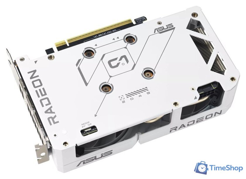 Видеокарта ASUS Dual Radeon RX 9060 XT 16GB GDDR6 White Edition DUAL-RX9060XT-16G-WHITE - Изображение №6 — Интернет-магазин Time-Shop