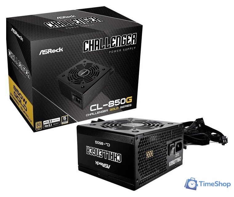 Блок питания ASRock Challenger 850W CL-850G - Изображение №5 — Интернет-магазин Time-Shop