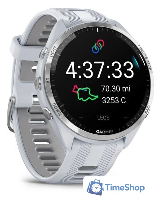 Умные часы Garmin Forerunner 965 (белый/серый) - Изображение №4 — Интернет-магазин Time-Shop