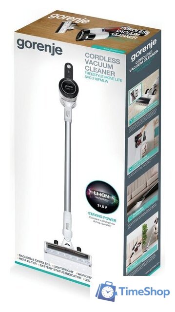 Пылесос Gorenje SVC216FMLW - Изображение №6 — Интернет-магазин Time-Shop