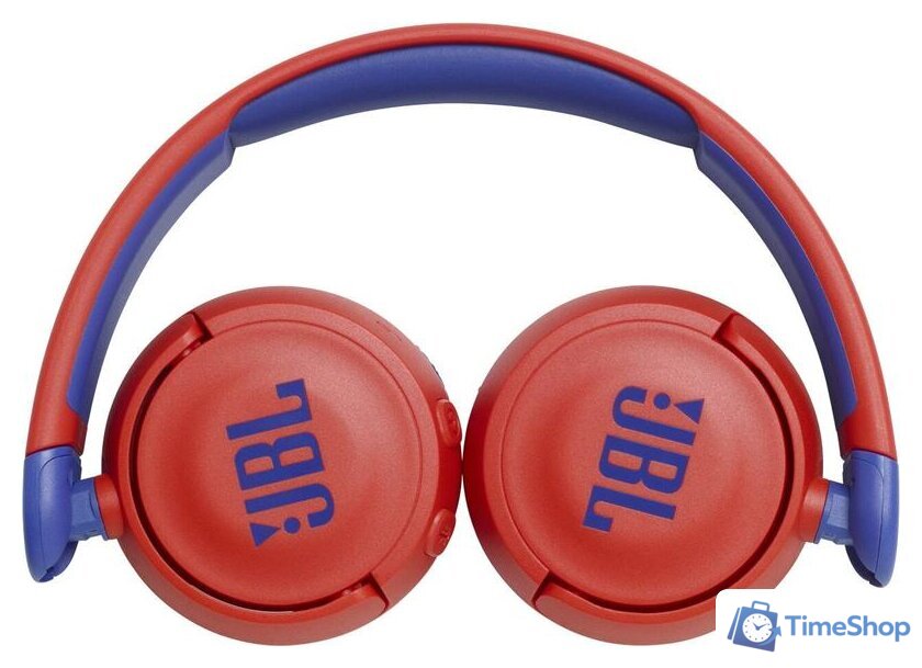 Наушники JBL JR310BT (красный/синий) - Изображение №4 — Интернет-магазин Time-Shop