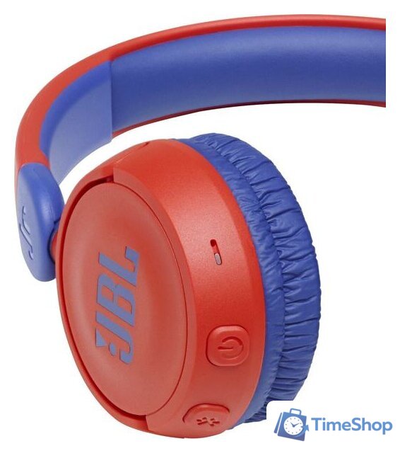 Наушники JBL JR310BT (красный/синий) - Изображение №6 — Интернет-магазин Time-Shop