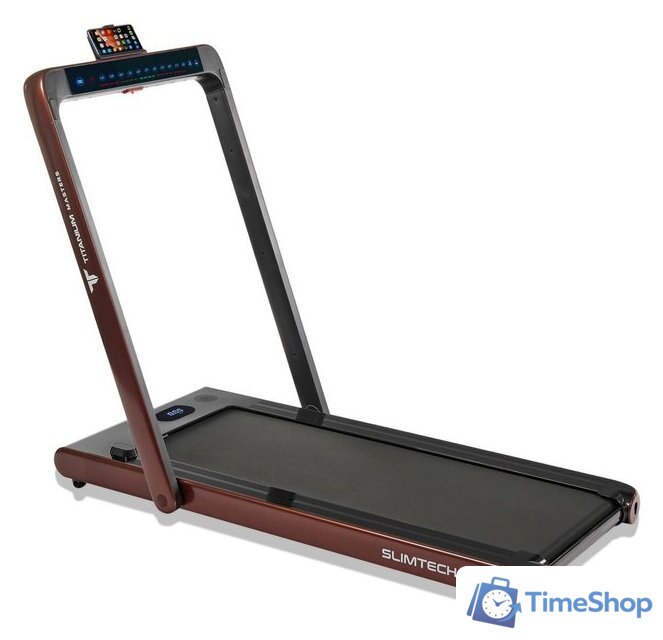 Электрическая беговая дорожка Titanium Masters Slimtech C10 (коричневый) - Изображение №2 — Интернет-магазин Time-Shop