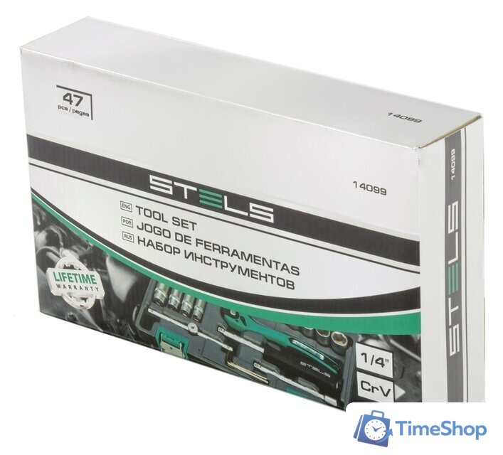 Универсальный набор инструментов Stels 14099 (47 предметов) - Изображение №7 — Интернет-магазин Time-Shop
