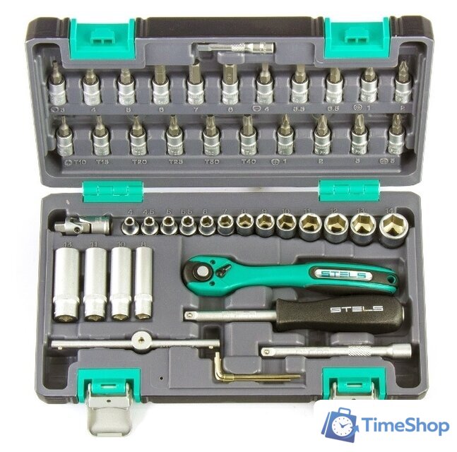 Универсальный набор инструментов Stels 14099 (47 предметов) - Изображение №3 — Интернет-магазин Time-Shop