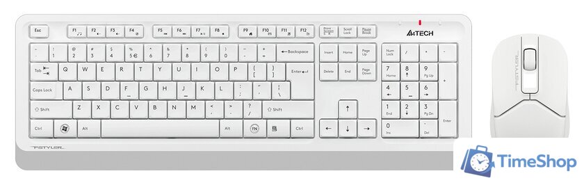 Офисный набор A4Tech Fstyler FG1012 (белый) - Изображение №1 — Интернет-магазин Time-Shop
