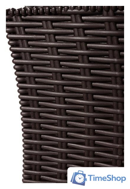 Скамейка ВПМ Ротанг 2-х местный 6199037 (темно-коричневый) - Изображение №6 — Интернет-магазин Time-Shop