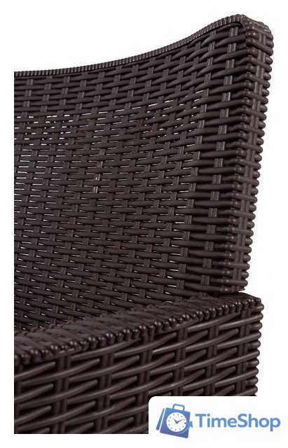 Скамейка ВПМ Ротанг 2-х местный 6199037 (темно-коричневый) - Изображение №8 — Интернет-магазин Time-Shop