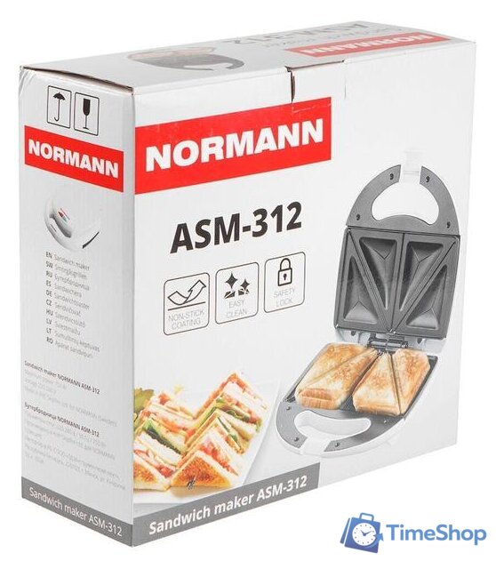 Сэндвичница Normann ASM-313 - Изображение №5 — Интернет-магазин Time-Shop