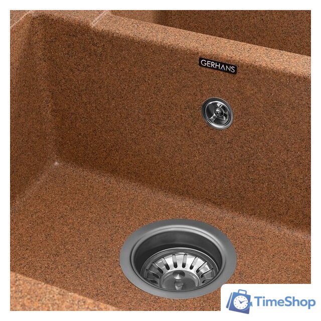 Кухонная мойка Gerhans C01 (терракот) - Изображение №4 — Интернет-магазин Time-Shop