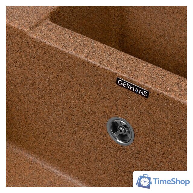 Кухонная мойка Gerhans C01 (терракот) - Изображение №5 — Интернет-магазин Time-Shop
