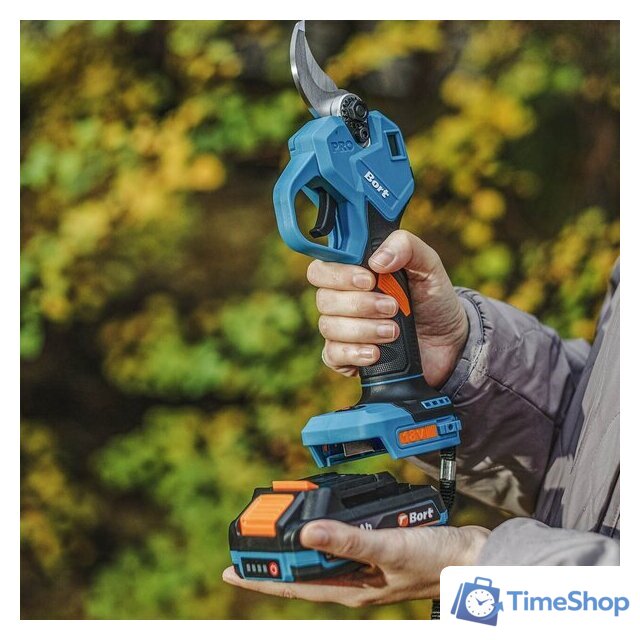 Секатор Bort BGS-21Li-Pro (с 1-им АКБ) - Изображение №6 — Интернет-магазин Time-Shop