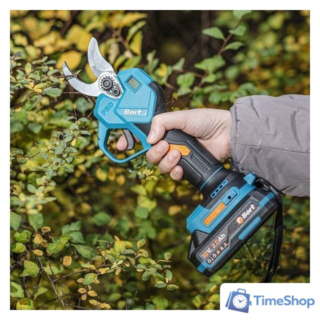 Секатор Bort BGS-21Li-Pro (с 1-им АКБ) - Изображение №9 — Интернет-магазин Time-Shop