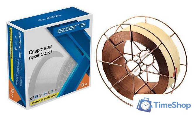 Сварочная проволока  Solaris ER 70S-6 WM-ER70S6-08S15 - Изображение №1 — Интернет-магазин Time-Shop