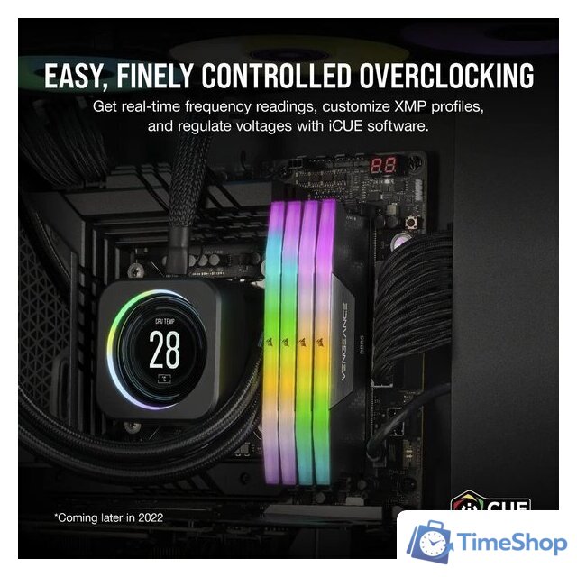Оперативная память Corsair Vengeance RGB 2x32ГБ DDR5 6000 МГц CMH64GX5M2B6000C30 - Изображение №5 — Интернет-магазин Time-Shop