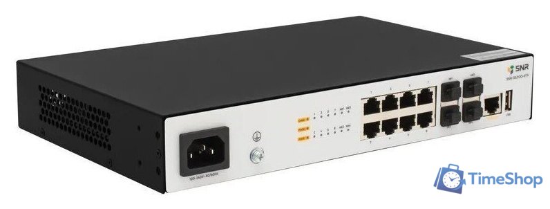 Управляемый коммутатор уровня 2+ SNR SNR-S5210G-8TX - Изображение №2 — Интернет-магазин Time-Shop