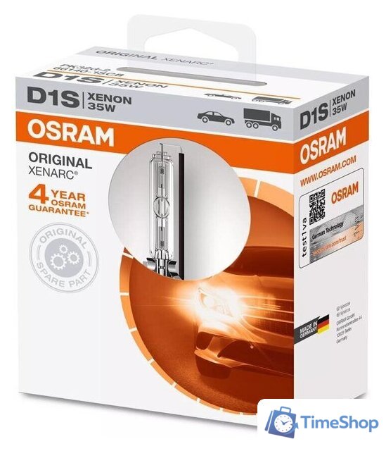 Ксеноновая лампа Osram D1S 66140 1шт - Изображение №4 — Интернет-магазин Time-Shop