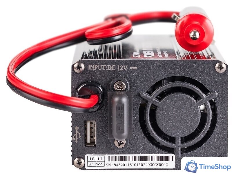 Автомобильный инвертор GEOFOX M 200W - Изображение №3 — Интернет-магазин Time-Shop