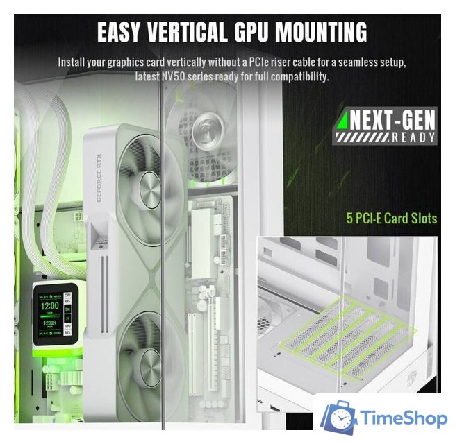 Корпус GameMax Infinity T20 (белый) - Изображение №9 — Интернет-магазин Time-Shop