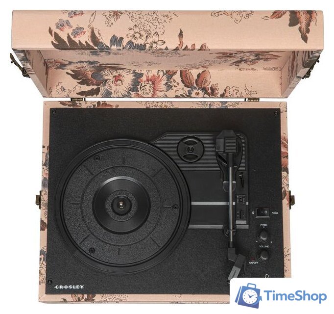 Виниловый проигрыватель Crosley Voyager Floral - Изображение №6 — Интернет-магазин Time-Shop