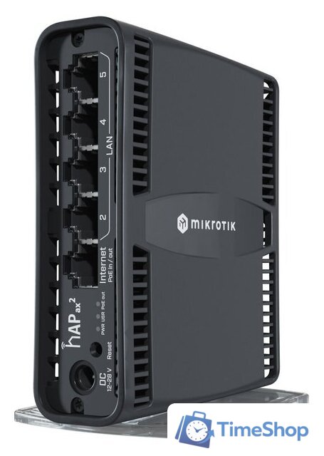 Wi-Fi роутер Mikrotik HAP ax2 C52iG-5HaxD2HaxD-TC - Изображение №1 — Интернет-магазин Time-Shop