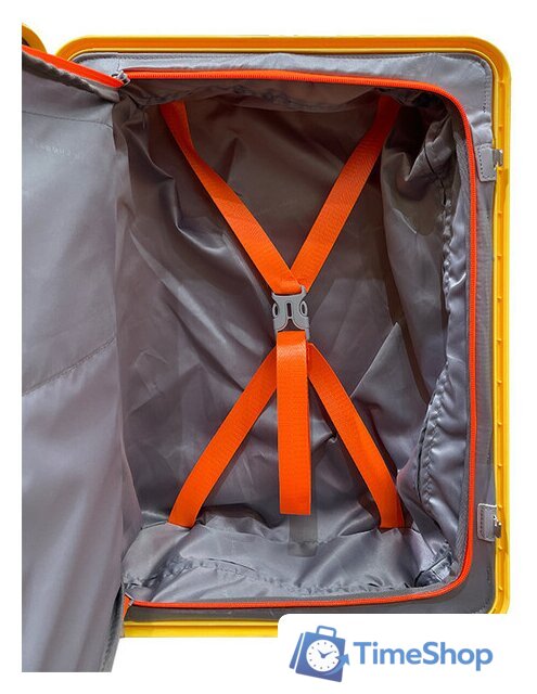 Чемодан DoubleW 005# (M, желтый) - Изображение №9 — Интернет-магазин Time-Shop