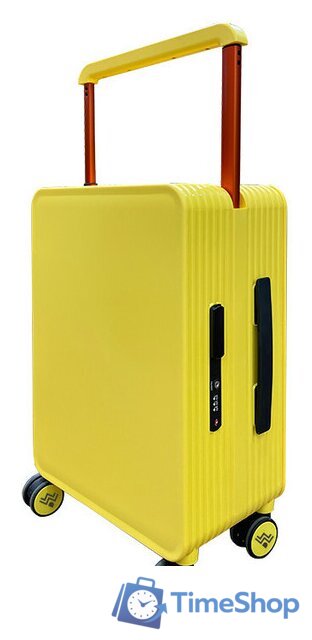 Чемодан DoubleW 005# (M, желтый) - Изображение №3 — Интернет-магазин Time-Shop