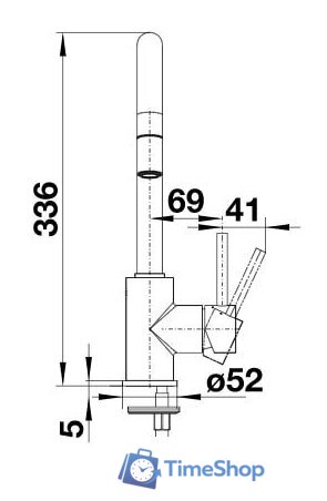 Смеситель Blanco Mida-S Silgranit (черный) - Изображение №3 — Интернет-магазин Time-Shop
