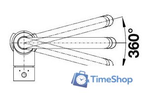 Смеситель Blanco Mida-S Silgranit (черный) - Изображение №2 — Интернет-магазин Time-Shop