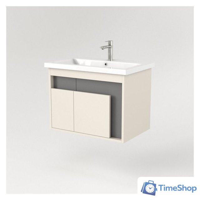  Дабер Тумба под умывальник 016 Cersanit Como 70 Т16.7C.0.19 (бежевый/серый) - Изображение №2 — Интернет-магазин Time-Shop