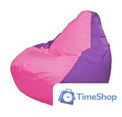 Кресло-мешок Flagman Груша Супер Мега 4XL Г5.1-194 (розовый/сиреневый) - Изображение №1 — Интернет-магазин Time-Shop