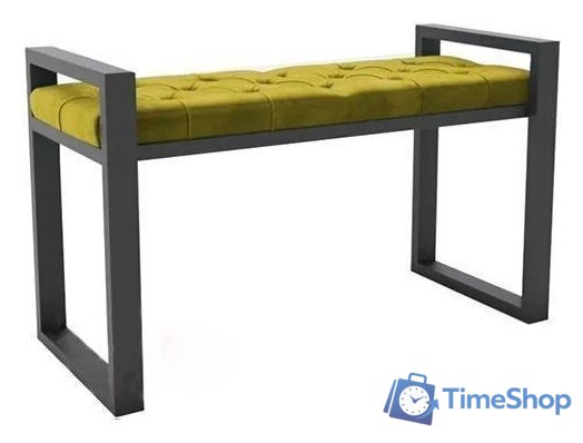 Банкетка Hype Mebel Бридж (черный/золото) - Изображение №1 — Интернет-магазин Time-Shop