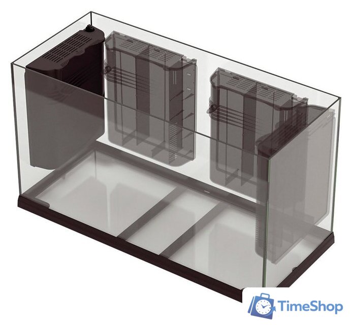 Аквариум Ferplast Dubai 100 led 190 л (черный) - Изображение №4 — Интернет-магазин Time-Shop