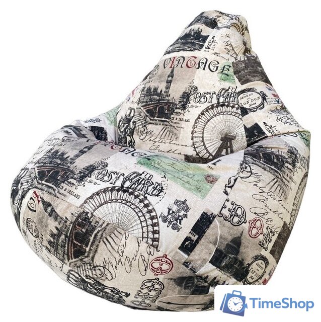 Кресло-мешок Flagman Груша Мега Г3.4-03 Челси 01 - Изображение №1 — Интернет-магазин Time-Shop